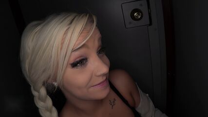 Cum-Hungry Blonde At GH 5